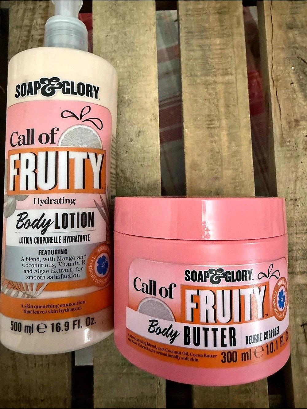 Soap & Glory Call of Fruity Hydrating Body Lotion & Body Butter Set Body Lotion